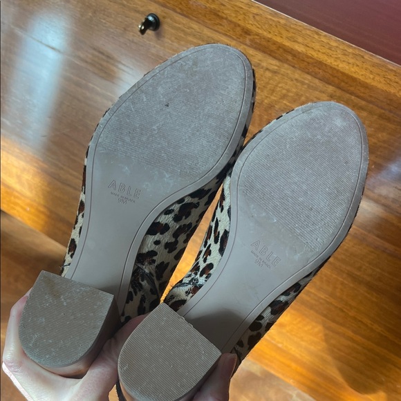 Worn once Able Leopard Print leather Ankle Boots - Picture 10 of 15